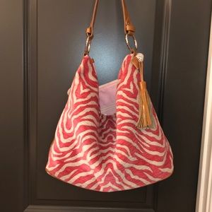 Glenda Geis “Emma” Pink Zebra handbag